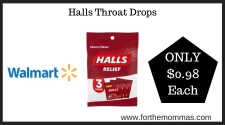 Walmart: Halls Throat Drops