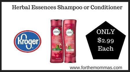 Kroger: Herbal Essences Shampoo or Conditioner