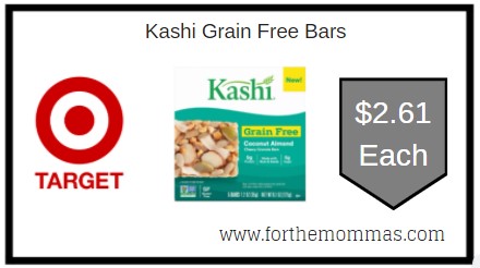 Target: Kashi Grain Free Bars ONLY $2.61
