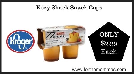 Kroger: Kozy Shack Snack Cups