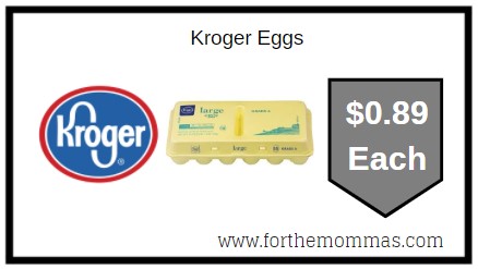 Kroger: Kroger Eggs ONLY $0.89