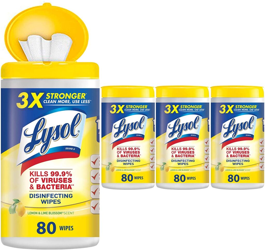 4-Pack Lysol Disinfecting Wipes