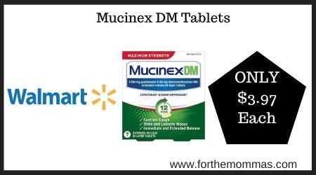 Walmart: Mucinex DM Tablets
