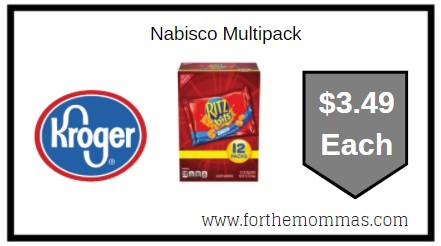 Kroger: Nabisco Multipack ONLY $3.49 Each