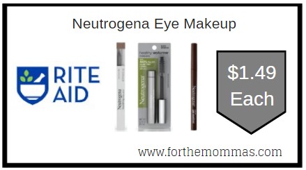 Rite Aid: Neutrogena Eye Makeup ONLY $1.49 Each