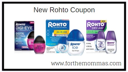 New Printable Rohto Coupons | Save Up to $8.00