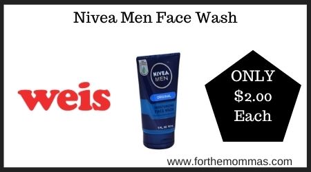 Weis: Nivea Men Face Wash