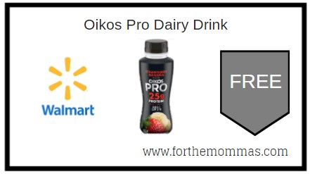 Walmart: Free Oikos Pro Dairy Drink