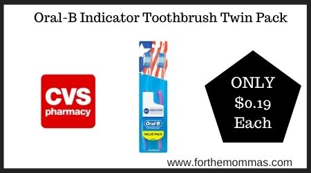 CVS: Oral-B Indicator Toothbrush Twin Pack