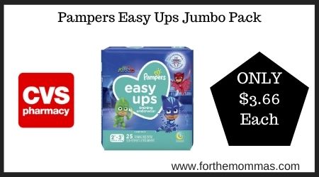 CVS: Pampers Easy Ups Jumbo Pack