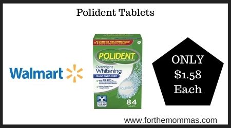 Walmart: Polident Tablets