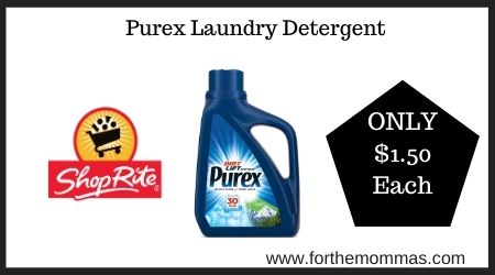 ShopRite: Purex Laundry Detergent