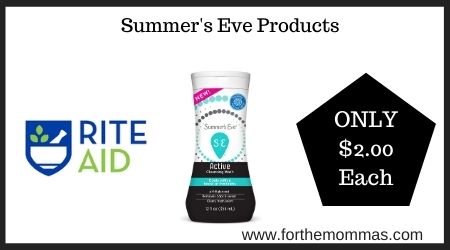 Rite Aid: Summer's Eve Products