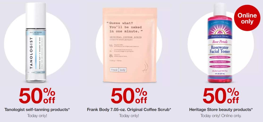 Target Beauty Deal: 50% Off Heritage Store Beauty Products & More Deals