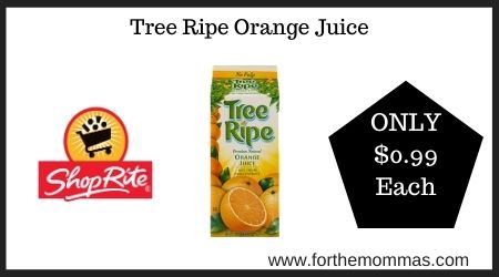 ShopRite: Tree Ripe Orange Juice