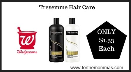 Walgreens: Tresemme Hair Care