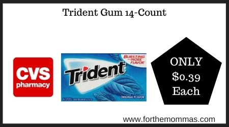 CVS:Trident Gum 14-Count