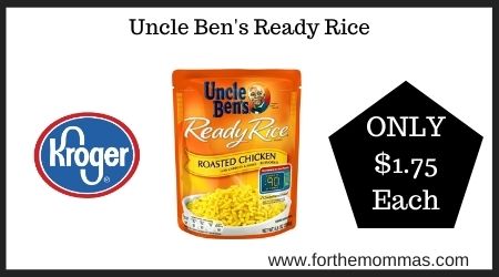 Kroger: Uncle Ben's Ready Rice