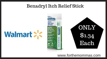 Walmart: Benadryl Itch Relief Stick