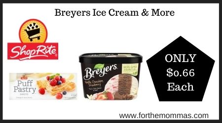 ShopRite: Breyers Ice Cream & More