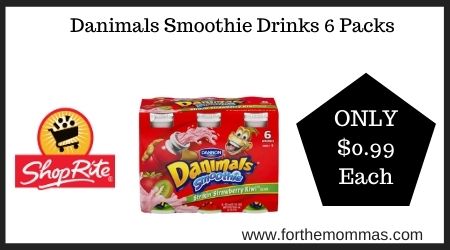 ShopRite: Danimals Smoothie Drinks 6 Packs