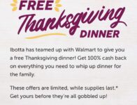 Walmart: FREE Thanksgiving Dinner! {Rebate}