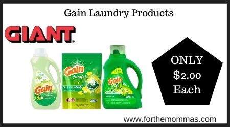 Gain: Gain Laundry Products