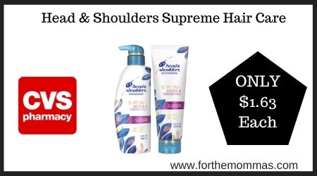 CVS: Head & Shoulders Supreme Hair Care