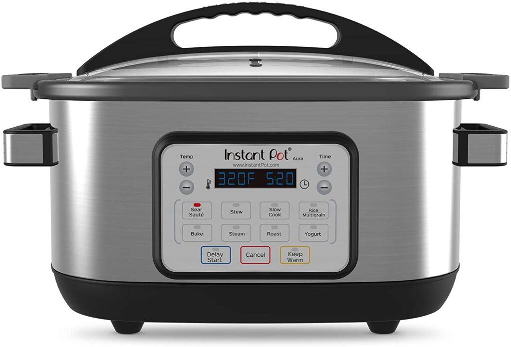 Instant Pot Aura 10-in-1 6-Quart Multicooker Slow Cooker