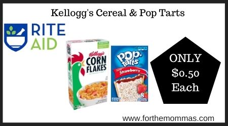 Rite Aid: Kellogg's Cereal & Pop Tarts