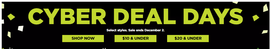 Kohl’s Cyber Weekend Sale + Extra 20% off