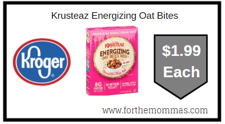 Kroger: Krusteaz Energizing Oat Bites $1.99 Each 