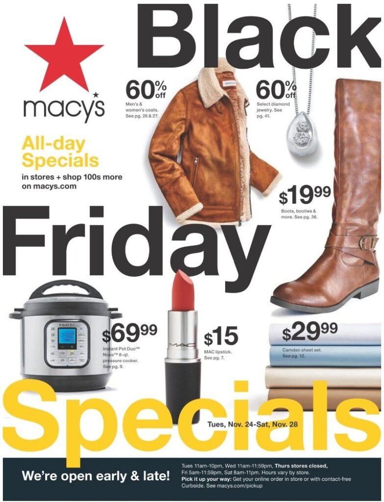 Macy's Black Friday Ad Scan 2020 Updated