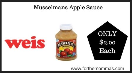 Weis: Musselmans Apple Sauce