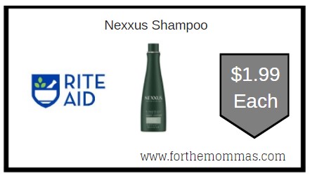 Rite Aid: Nexxus Shampoo ONLY $1.99 Each