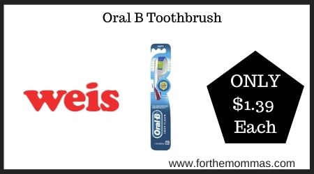 Weis: Oral B Toothbrush