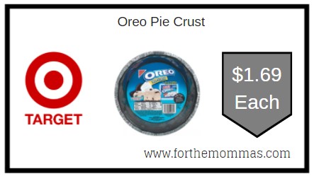Target: Oreo Pie Crust $1.69 Each