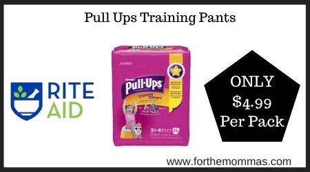 Rite Aid: Pull Ups Training Pants