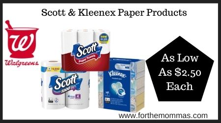 Scott & Kleenex Paper Products