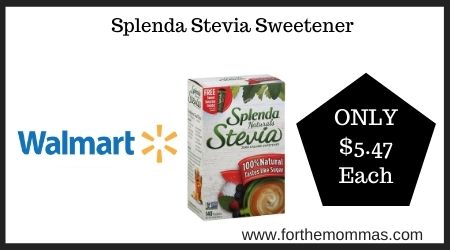 Walmart: Splenda Stevia Sweetener