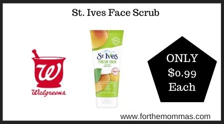 Walgreens: St. Ives Face Scrub