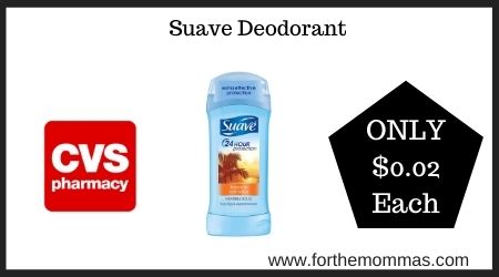 CVS: Suave Deodorant