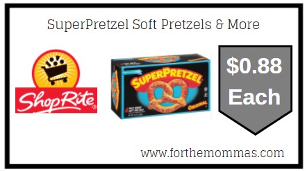 ShopRite: Deals On SuperPretzel Soft Pretzels & More 