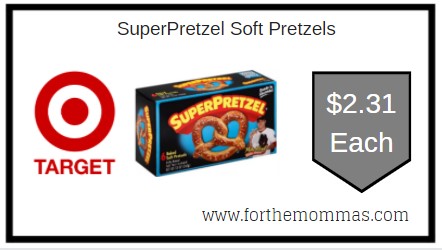 Target: SuperPretzel Soft Pretzels ONLY $2.31