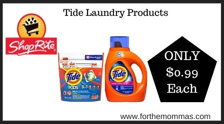 ShopRite: Tide Laundry Products