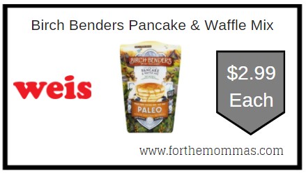 Weis: Birch Benders Pancake & Waffle Mix ONLY $2.99 Each