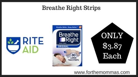 Rite Aid: Breathe Right Strips