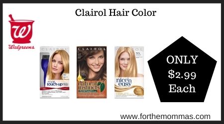 Walgreens: Clairol Hair Color