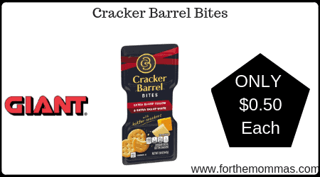 Giant: Cracker Barrel Bites JUST $0.50 Each