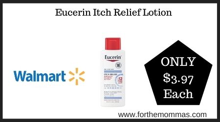 Walmart: Eucerin Itch Relief Lotion